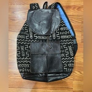 Authentic handmade Kente Cloth backpack